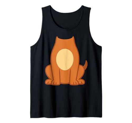 Braunes Hunde-Shirt für Erwachsene, Kinder, Herren, Damen, braunes Hundekostüm Tank Top von Brown Dog Costume Shirts