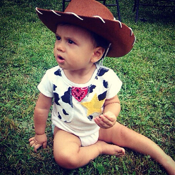 Baby Strampelanzug Cowboy Design 3Monat Bis 24 Monate von BrownsThreadWorks
