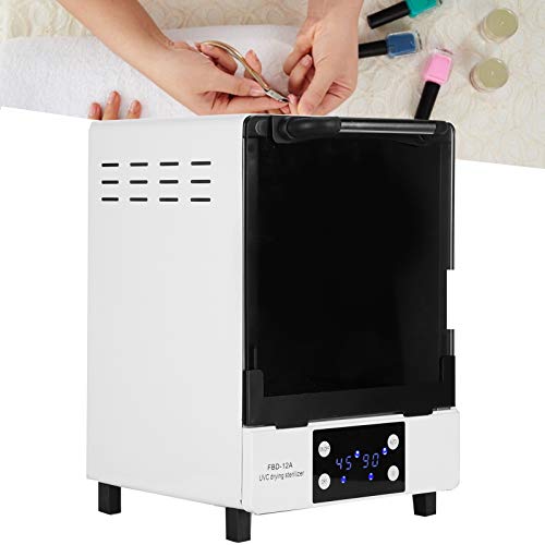 100W professioneller UV Sterilisator, 12L UV Digitalvitrine Ultraviolettschrank, für Nail Art Tools Handtuch, für Friseur Maniküre Pediküre von Brrnoo