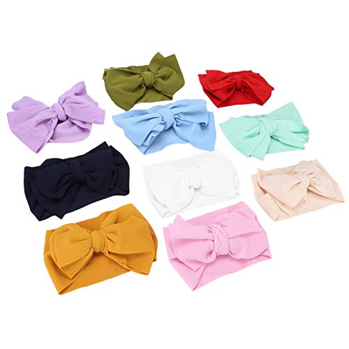 10pcs Nylon -Bogen -Stirnbänder für Baby -Säuglinge, Weiche Elastische Haarbänder mit Niedlichen Bögen, 10 Verschiedene Farben, Stirnband für Säuglinge, für Tägliche Verschleiß, 10pcs Nylon -Bogen -Stirnbänder für Baby -Säuglinge, Weiche Elastische Haarbänder mit Niedlichen Bögen, 10 Verschiedene Farben, Stirnband für Säuglinge, für Tägliche Verschleiß, von Brrnoo