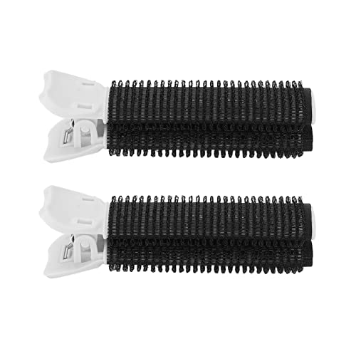 2PCS Volumizing Hair Root Clips, Doppelte Tragbare Lockenwickler Volumizing Root Clip Fluffy Lazy Instant Bang Heatless Curler Haarstyling-Zubehör-Werkzeug für Frauen Mädchen(Schwarz) von Brrnoo