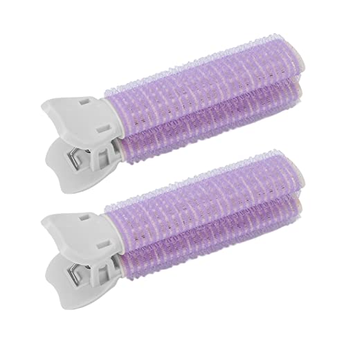 2PCS Volumizing Hair Root Clips, Doppelte Tragbare Lockenwickler Volumizing Root Clip Fluffy Lazy Instant Bang Heatless Curler Haarstyling-Zubehör-Werkzeug für Frauen Mädchen(Violett) von Brrnoo