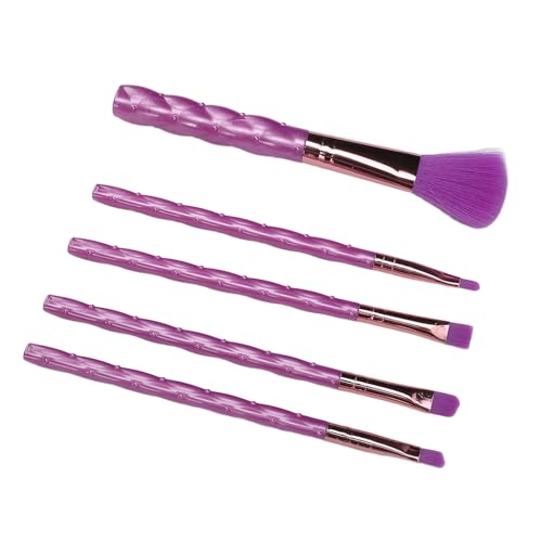 5-teiliges Make-up-Pinsel-Set, Multifunktionaler ABS-Griff, Rouge-Lidschatten-Pinsel-Set, Professionelles Make-up-Pinsel-Set mit Reiseetui, Gutes für Make-up-Liebhaber, Alle von Brrnoo