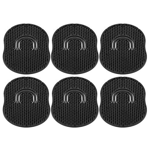 6pcs Pocket Palm Combs Handmassagegerät Haarbürstenkamm für Männer Damen Tragbar Leichtes Scalp Massager von Brrnoo