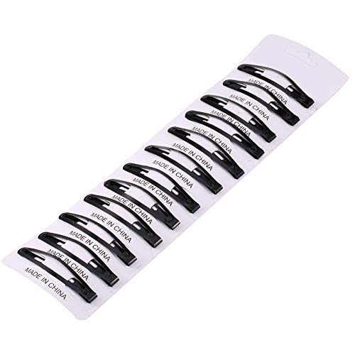 BRRNOO 12 Pcs 2 "Salon Haarklammern Professionelle Haarklammern Styling Haarklammern für Frauen Mädchen Baby Keine Markierungen Easy Carry Mix Farben von Brrnoo