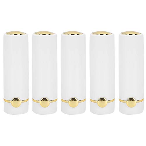 BRRNOO Leere Lipglossrohre, 5pcs Tragbare DIY Leerer Lippenstift -Röhrchen Lipglossbehälter Lippenbalsam Lippenstiftflaschenbehälter für Kosmetisches Werkzeug von Brrnoo