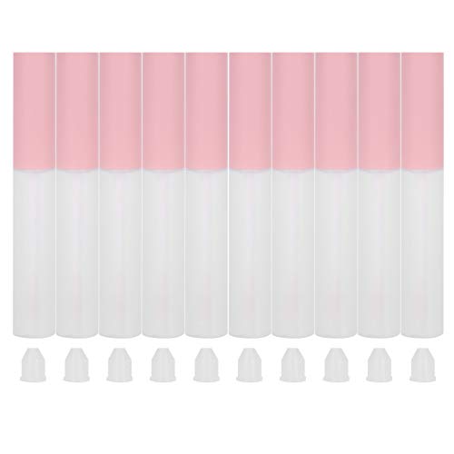 BRRNOO Leere Lipglossrohre, Lipglossbehälter Lipgloss -Röhrchen Leere Leere Lippenbalsamröhrchen Leere Nachfüllbare Kosmetik für DIY Lip Gloss Base von Brrnoo
