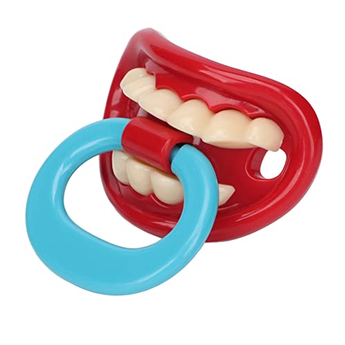 Baby Smile Teeth Schnuller mit Niedlichem Lächeln-Zahn-Look, Entwickelt für die Orale Entwicklung, Silikon- und Polypropylen-Material, für Wohnzimmer, Schlafzimmer und von Brrnoo