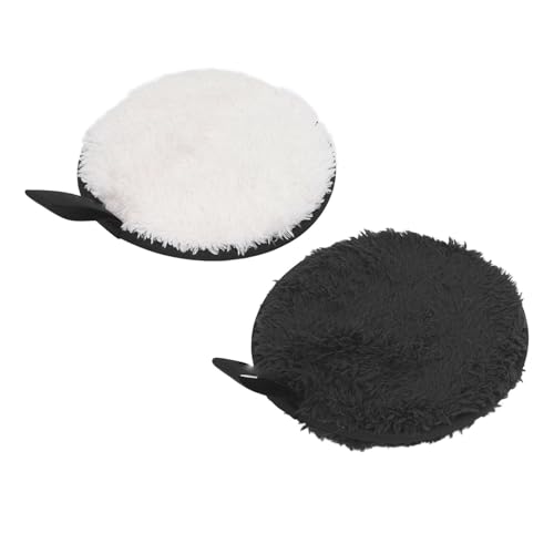 Brrnoo 2pcs Make -up -Entferner -Puff, Weiche Hautfreundliche Wiederverwendbare Make -up -Entfernerpolster Zum Peeling Porenreinigung, Waschbare Gesichtsreinigungspads von Brrnoo