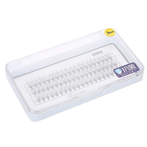Brrnoo Handgefertigte Wimperntusche, Hochwertige Synthetische Faserfaser-Verlängerungssatz von 20 PCs mit 5 Größen, Weich, Komfortabel, Wiederverwendbar, für den (MA-025 0,05C 9 mm) von Brrnoo