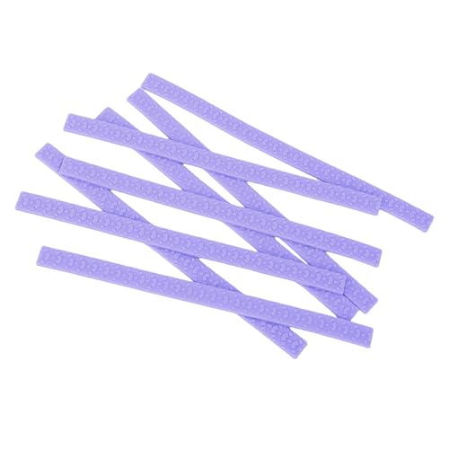 Brrnoo Rauschreduzierung Silikon -Gepäckradabdeckungen, 8pcs Kofferräderschutzschutz mit Innovativem Design, Cuttable, Geeignet für den Langfristigen Gebrauch, die St (Purple) von Brrnoo