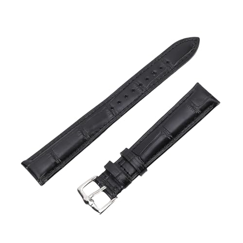 Brrnoo Watch -Gurt -Uhren -Band -Armband PU Leder Schnellveröffentlichung Ersatz mit Edelstahlschnalle für Automatische Quarz -Smartwatches (16x14) von Brrnoo