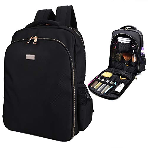 Friseur Bag, Multifunktions Rucksack für Friseur Profi Salon Make-up Werkzeugtasche, Kosmetik Organizer Outdoor Reise Schultertasche von Brrnoo