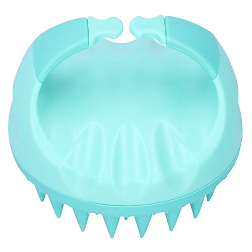 Haar-Kopfhaut-Massagegerät, BPA-freie Shampoo-Bürste Weiche Silikonborsten zum Peeling zur Schuppenentfernung für Männer Frauen für das Haarwachstum(Grün) von Brrnoo