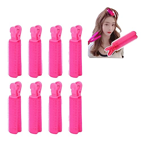 Flauschige Haarspange für Damen, selbsthaftende Haarwurzelklammer, Lockenwickler-Clip für natürliche Wellen, Haaraccessoire zum Frisieren von Brrnoo