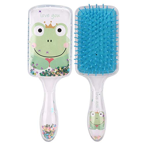 Kinder Cartoon Pailletten Gasbag Friseur Kamm, Kopf Kopfhaut Massage Kamm, Haarstyling Tool(03) von Brrnoo