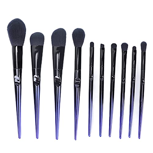 Make-up Pinsel Set, 10 Stück Professionelle Lidschatten Rouge Pinsel Tragbare Weiches Haar Kosmetik Pinsel Set Make-up Werkzeug, Make-up Pinsel Set Gesichtspuder Concealer Lidschatten Kosmetik Pinsel von Brrnoo