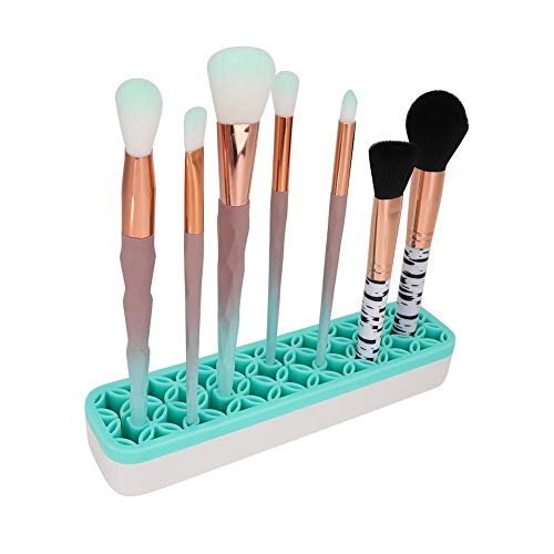 Makeup Organizer, 98 Fächer Praktische Aufbewahrungsbox für Kosmetika, Aufbewahrungsbürste für kosmetische Make up Pinsel Nagelstiftbox(Blau) von Brrnoo