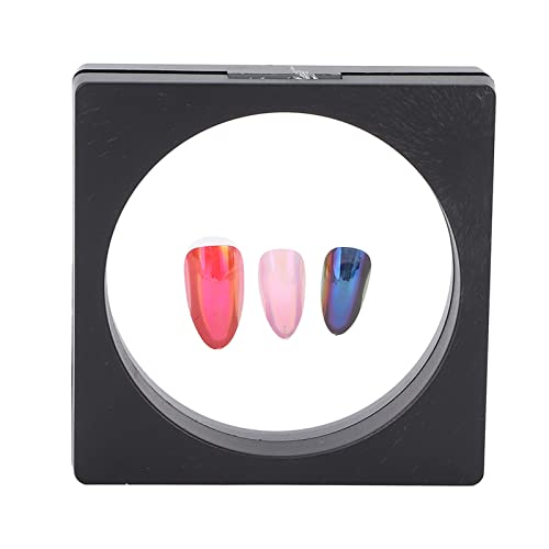 Nagel-Display-Organizer, Transparente Tragbare Schmuckbox mit Schnallenrahmen-Design für Ringe, Halsketten, Armbänder, Medaillen, Münzen, Flexibler und Langlebiger Kunststoff, 9 von Brrnoo