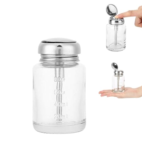 Pumpspender für Maniküre-Zubehör - Professioneller Make-up-Entferner & Gelpolitur-Entferner für leere Behälter, ideal zu Hause oder auf Reisen von Brrnoo