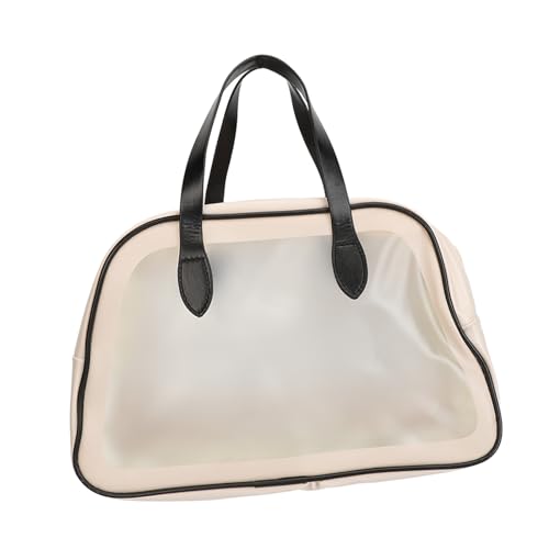 Separate Make-up-Tasche für Nasses und Trockenes Nass mit Großem Fassungsvermögen und Transparentem Design, Reise-Kulturbeutel für Frauen, Ausgezeichnetes PVC-Material von Brrnoo