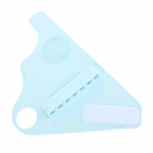 Silikon-Make-up-Handschlaufe, Aufbewahrungsgurt für Make-up-Pinsel, Organizer für Make-up-Werkzeuge, Ideal für Make-up-Künstler, Nageltechniker, Verstellbarer Riemen für Pinsel, von Brrnoo
