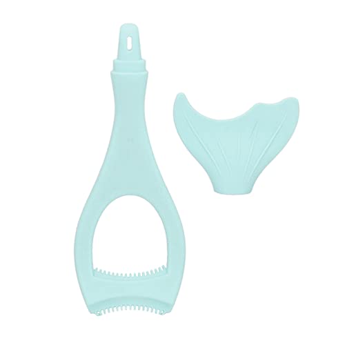 Silikon Winged Eyeliner Stencil Make-up, Mermaid Mascara Guard Upper Lower Eye Eyeliner Tape Lash Mascara Guard Applicator Eyelash Comb Cosmetic Tool, Abnehmbar (Grün) von Brrnoo