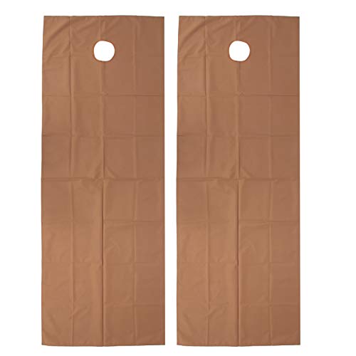 Spa Massage Bettlaken Wiederverwendbare 2-teilige Massage Bettlaken Ölsichere wasserdichte Polyester SPa Salon Tischdecke mit Gesichtsloch Matratze Soft Cotton Beauty Salon(braun) von Brrnoo