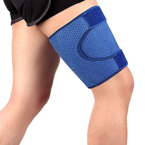 Oberschenkel Kompressionsbandage Damen Herren Thigh Support Bandage mit Klettverschluss Schutz Unterstützung Oberschenkel Kompressionsbandage Damen Herren Thigh Support Bandage mit Klettverschluss Schutz Unterstützung von Brrnoo