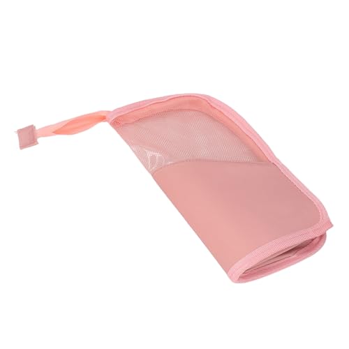 wasserdichte Kosmetiktasche, Tragbare Make-up-Tasche mit Großem Fassungsvermögen und Klarem Fenster für Augenbrauenstift, Pinsel, Lippenstift, Rouge von Brrnoo