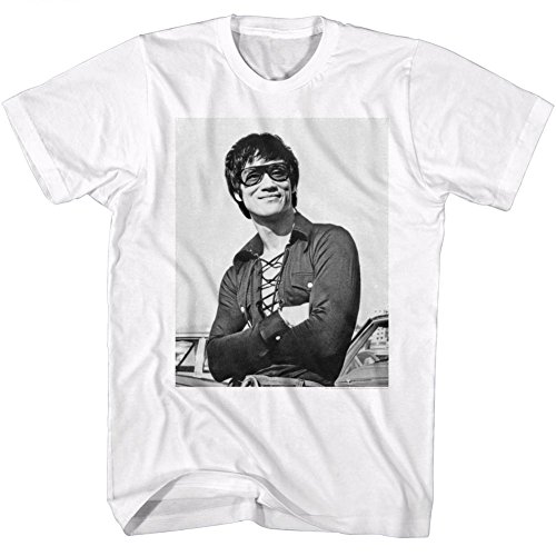 Bruce Lee - Das eingebildete T-Shirt der Männer, Medium, White von Bruce Lee