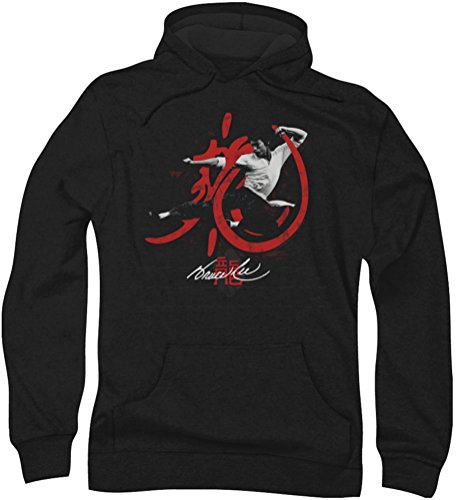 Bruce Lee - Herren High Flying Hoodie, Large, Black von Bruce Lee