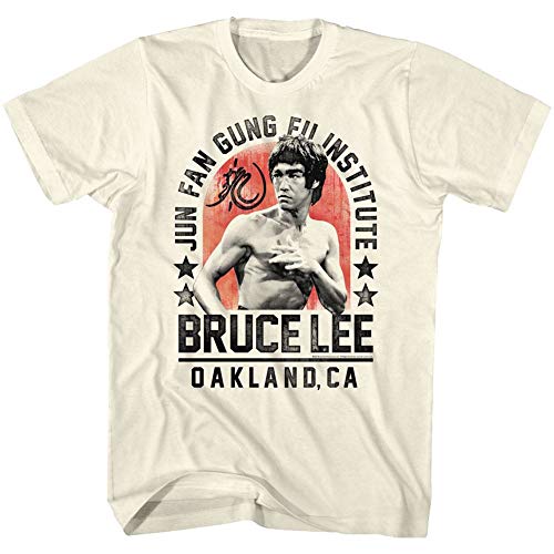 Bruce Lee - Herren Junfangungfu T-Shirt Gr. L, natur von Bruce Lee
