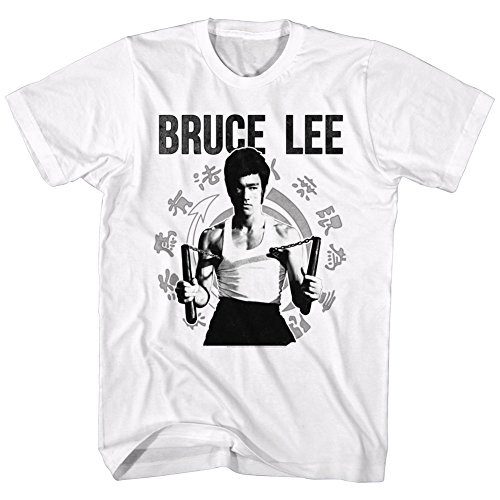 Bruce Lee Herren T-Shirt Gr. XXL, weiß von Bruce Lee