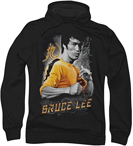 Bruce Lee - Herren Yellow Dragon Hoodie, XX-Large, Black von Bruce Lee