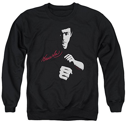 Bruce Lee - The Dragon Awaits Herren-Pullover Gr. S, Schwarz von Bruce Lee