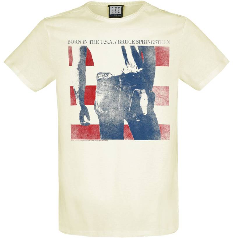 Bruce Springsteen Amplified Collection - Born In The USA T-Shirt altweiß in XXL von Bruce Springsteen