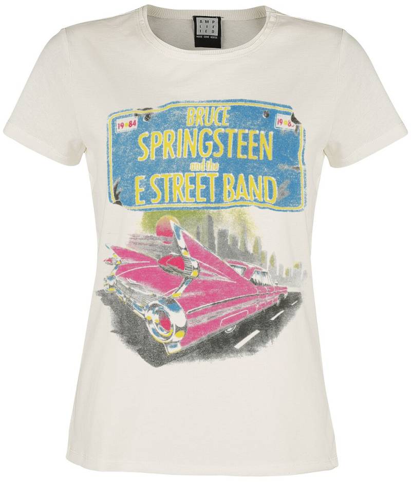 Bruce Springsteen Pink Cadi T-Shirt altweiß in M von Bruce Springsteen