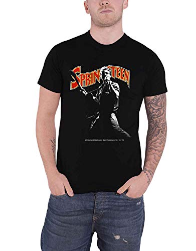 Bruce Springsteen Winterland Ballroom Singing Männer T-Shirt schwarz XL von Bruce Springsteen