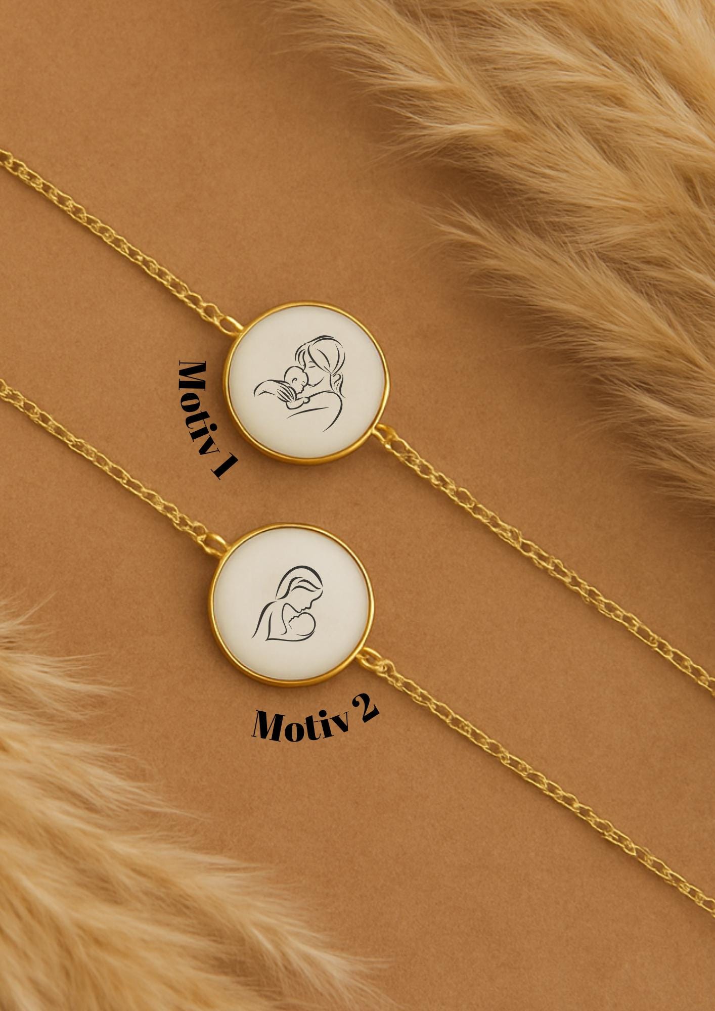 Muttermilchschmuck | Armband Personalisiert Geburt Mama Kind von Bruchfest