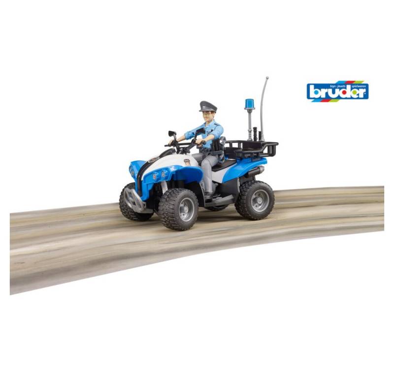 Bruder® Geldbörse bruder Polizei-Quad mit Polizistin und Ausstattung von Bruder®