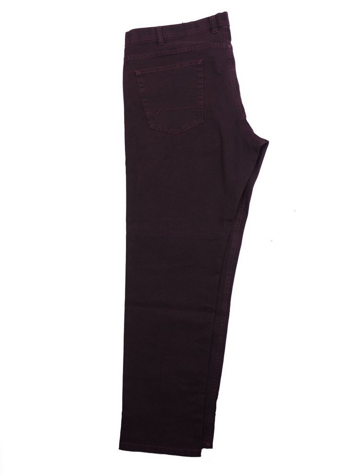 Brühl 5-Pocket-Hose Freizeithose in großen Größen von Brühl, bordeaux von Brühl