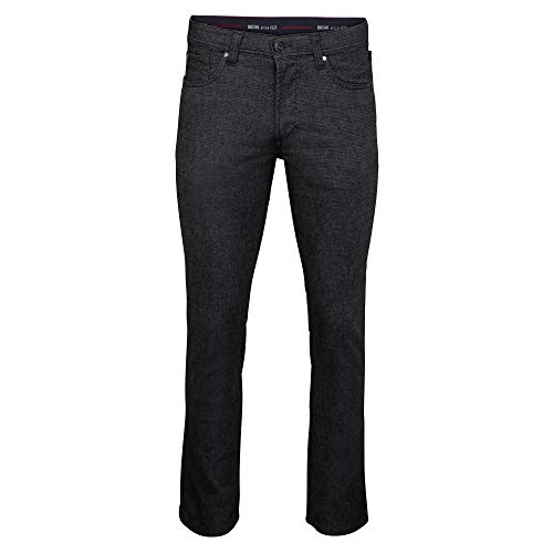Bruehl - Comfort Fit - Herren 5 Pocket Jeans Hose, York (755184140100), Größe:28, Farbe:Anthrazit (760) von Bruehl