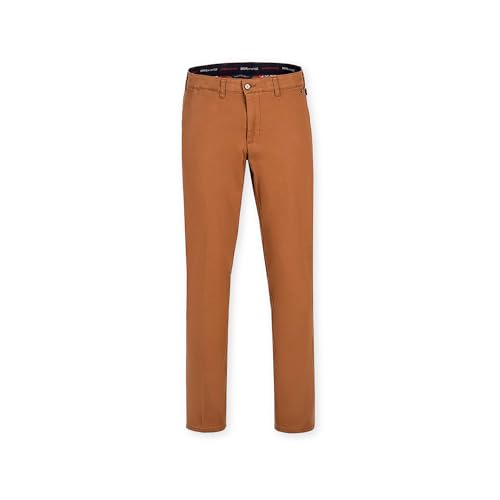 BRÜHL FINE TROUSERS Chino Hose Herren Stretch London 184080 I Stoffhose Herren in Cross Twill Stretch Qualität mit Dream Finish & Komfortdehnbund von BRÜHL FINE TROUSERS