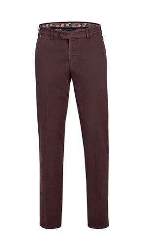 Brühl - Comfort Fit - Herren Flatfronthose, Venice Turn (599182790100), Größe:54, Farbe:Rot (840) von Brühl