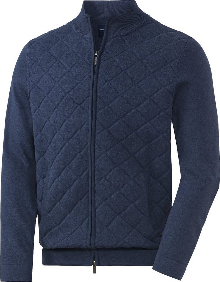 Brühl Rautenstrickjacke hautsympathisch dank reiner Baumwolle von Brühl