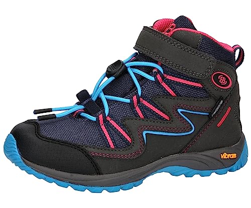 Brütting Atlanta High VS Traillaufschuh, grau/türkis/pink, 28 EU von Brütting