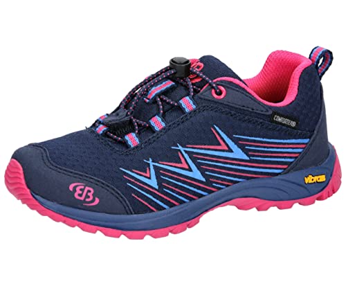 Brütting Mädchen Chesna Low Cross-Laufschuh, marine/blau/pink, 32 EU von Brütting