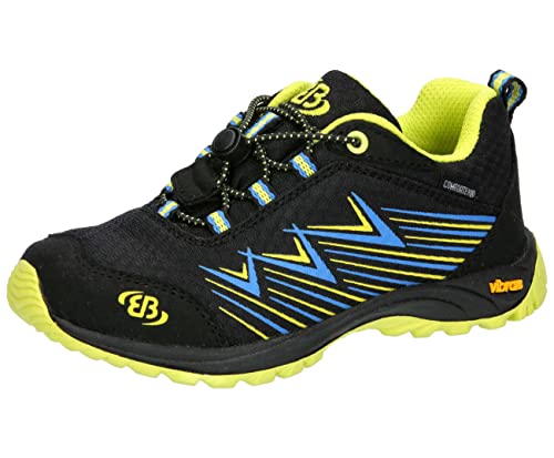 Brütting Chesna Low Cross-Laufschuhe, schwarz/blau/Lemon, 33 EU von Brütting