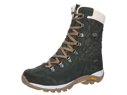 Brütting Damen Fenella Schneestiefel, anthrazit/beige, 44 EU von Brütting
